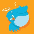 Twitless - twitter down Royalty Free Stock Photo