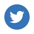 Twitter social media icon button