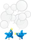 Twitter Birds Royalty Free Stock Photo