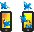 Twitter Birds Royalty Free Stock Photo