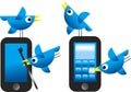 Twitter Birds Royalty Free Stock Photo
