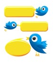 Twitter birds Royalty Free Stock Photo