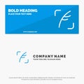 Twitter, Feather, Bird, Social SOlid Icon Website Banner and Business Logo Template