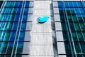 Twitter HQ campus in downtown San Francisco. Twitter is an American microblogging and social networking service Royalty Free Stock Photo