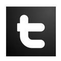 Twitter logo icon vector illustrations on white background