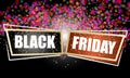 Two abstract frames with Black Friday text.