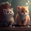 Two adorable kittens