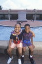 Two African-American Children at the Martin Luther King Center, Atlanta, Georgia Royalty Free Stock Photo