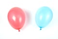 Two air balloons. Royalty Free Stock Photo