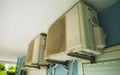 Two air conditioners Royalty Free Stock Photo