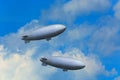 Two airships on a tour.