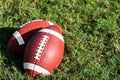 Two American College High School Junior Football on Grass