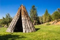 Two American Indian Tepees Royalty Free Stock Photo