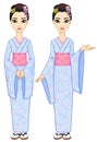 Two animation Japanese girls