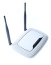 Two-antenna Wi fi router Royalty Free Stock Photo