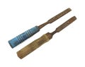 Two antique chisels Royalty Free Stock Photo