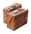 Two antique suitcases