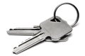 Two Apartment Keys w/ Ring