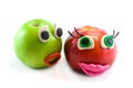 Two apples Royalty Free Stock Photo