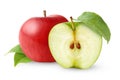 Isolated apples Royalty Free Stock Photo