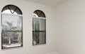 Two arched windows