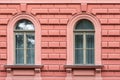 Two arched windows Royalty Free Stock Photo