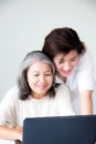 Two asian women Royalty Free Stock Photo