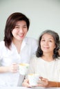 Two asian women Royalty Free Stock Photo