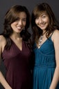 Two Asian Women Royalty Free Stock Photo