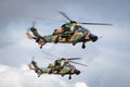 Two Australian Army Eurocopter Tiger ARH Armed reconnaissance helicopters