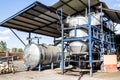 Two autoclaves in a tequila factory