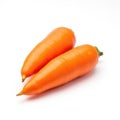 Two Baby Carrots Royalty Free Stock Photo
