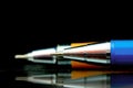 Two ball point pens Royalty Free Stock Photo