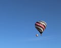 Two balloons ascending in the morning Royalty Free Stock Photo