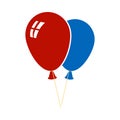 Two Balloons Icon Royalty Free Stock Photo