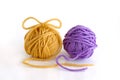 Two balls of the yarn