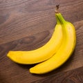 Two bananas Royalty Free Stock Photo