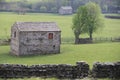 Two Barns - Yorkshire Dales, England. Royalty Free Stock Photo