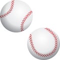 Two baseballs