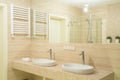 Two basins Royalty Free Stock Photo