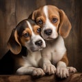 Two adorable beagles