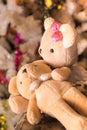 Two bear dolls. Royalty Free Stock Photo