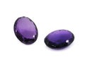 Two beautiful amethysts Royalty Free Stock Photo
