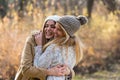Two beautiful girls hugging - friendship