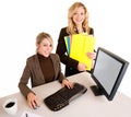 Two Beautiful Smiling Businesswomen