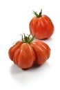 Two Beefsteak Tomatoes with Drops 2 Royalty Free Stock Photo