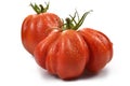 Two Beefsteak Tomatoes with Drops 1 Royalty Free Stock Photo
