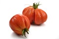 Two Beefsteak Tomatoes with Drops 5 Royalty Free Stock Photo