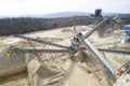 Two belt conveyors in Gravel Quarry