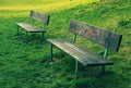 Two benches